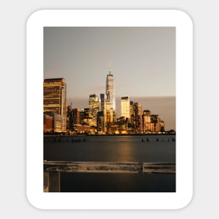 One World Trade Night Sticker